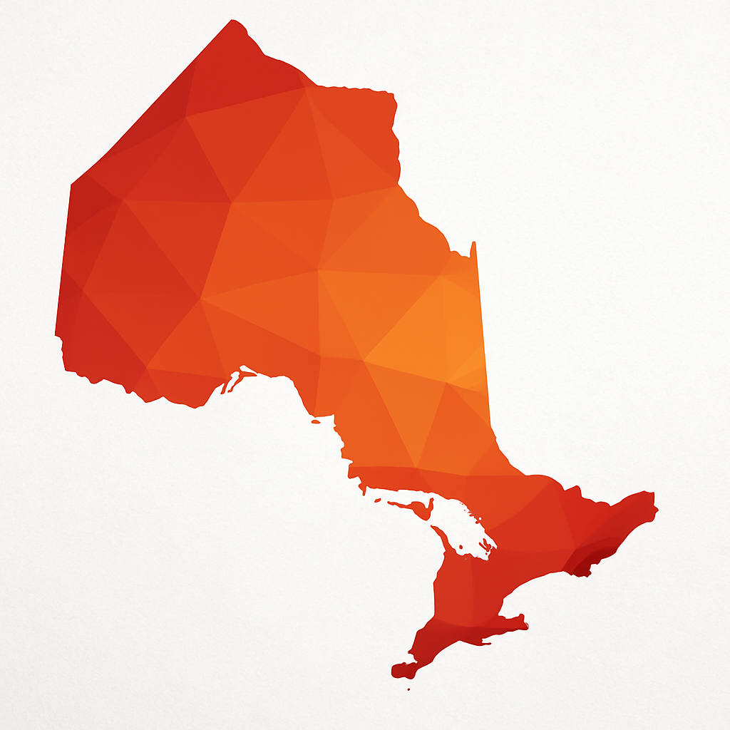 Ontario Geometric Map payday Loans Area