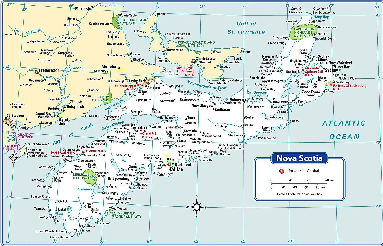 Geometric PEI Payday Loans Map