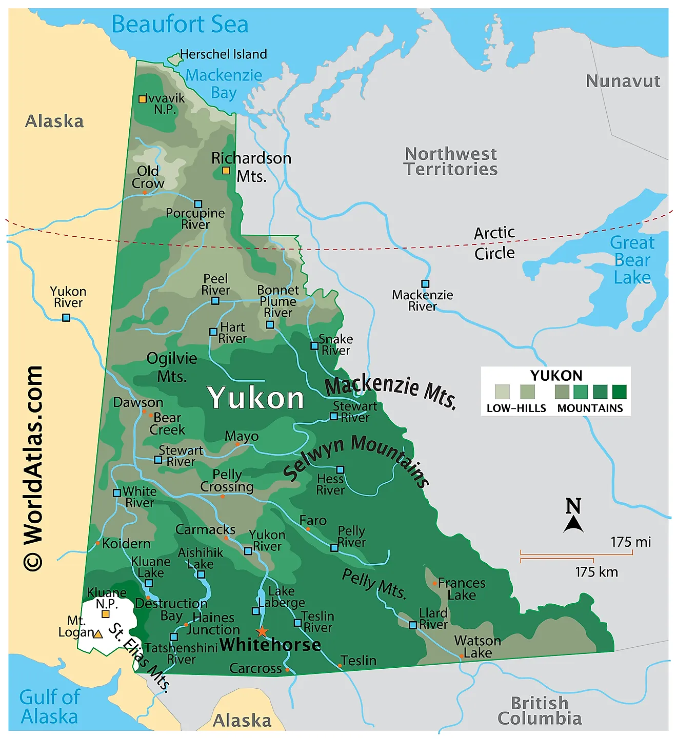 Geometric Yukon Map